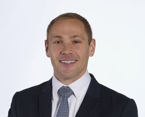 headshot of Bradley Hunt, white male physician assistant where jacket and tie