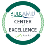 circular logo that says Bulkamid Center of Excellence by Axonics