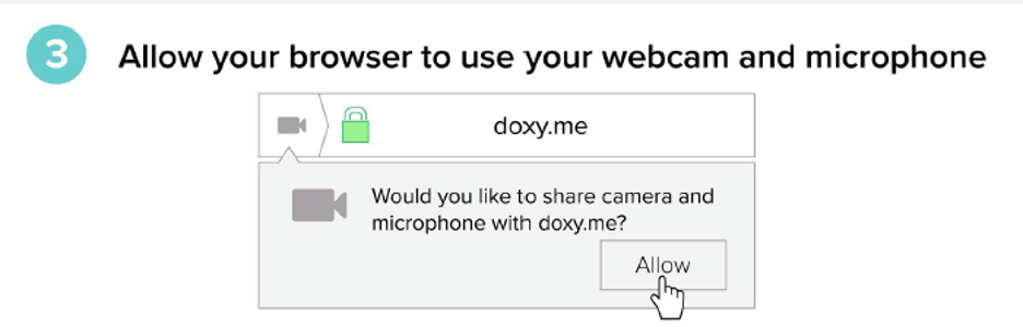 Doxy allow Camera Perissions